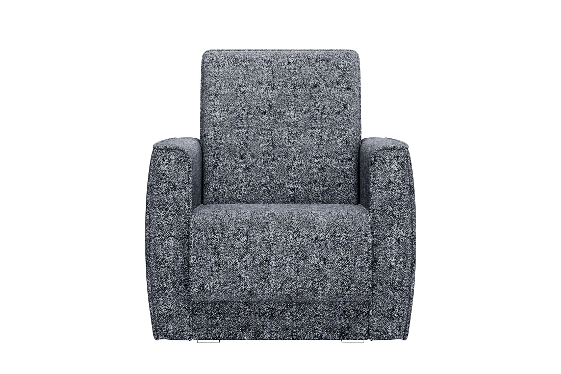 Женева / кресло для отдыха велюр bubble 19 темно-серый